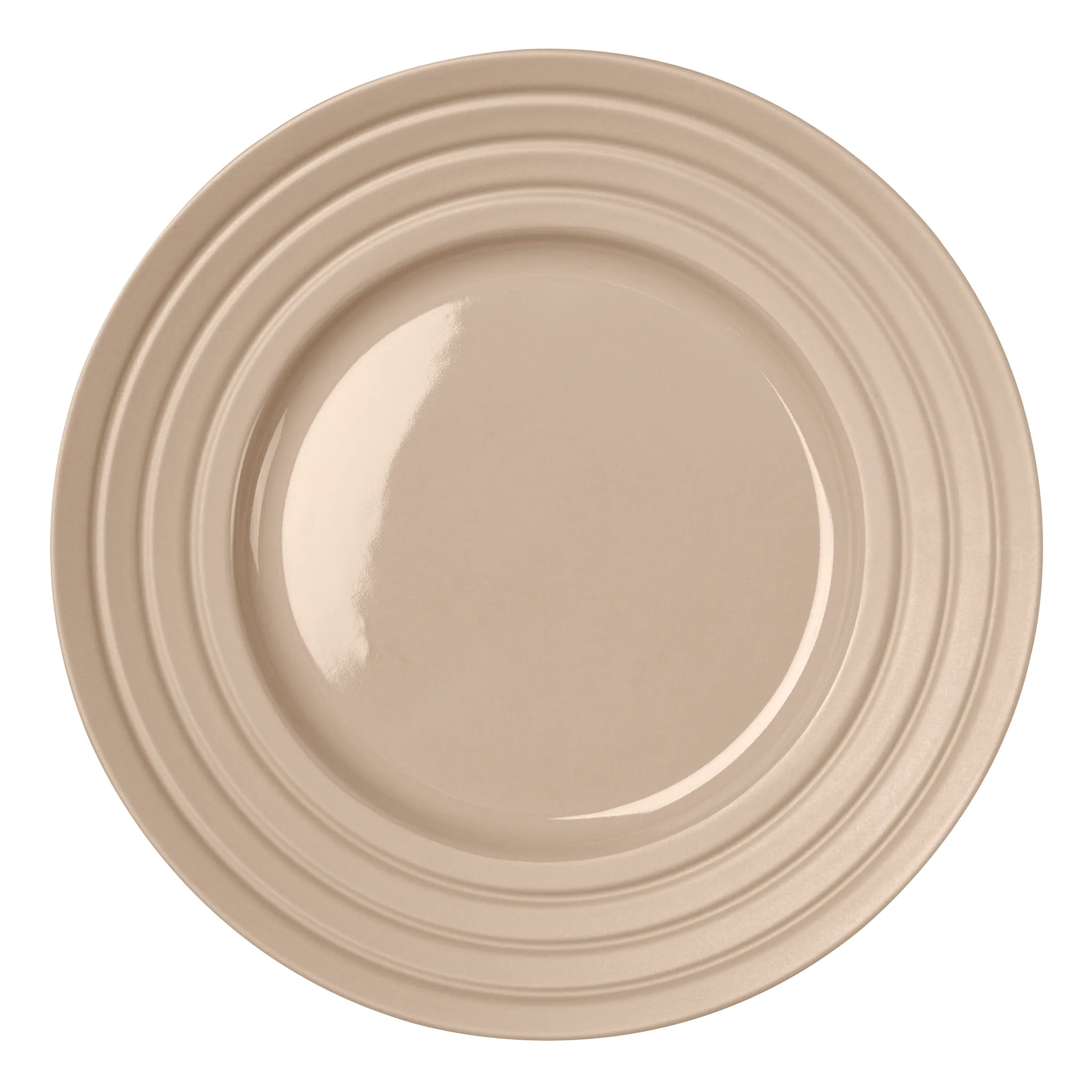 Lines Teller Ø27cm, Beige NJRD