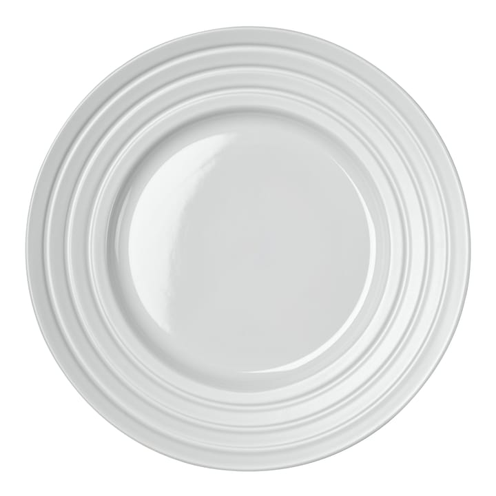 Lines Teller Ø27cm - Weiß - NJRD