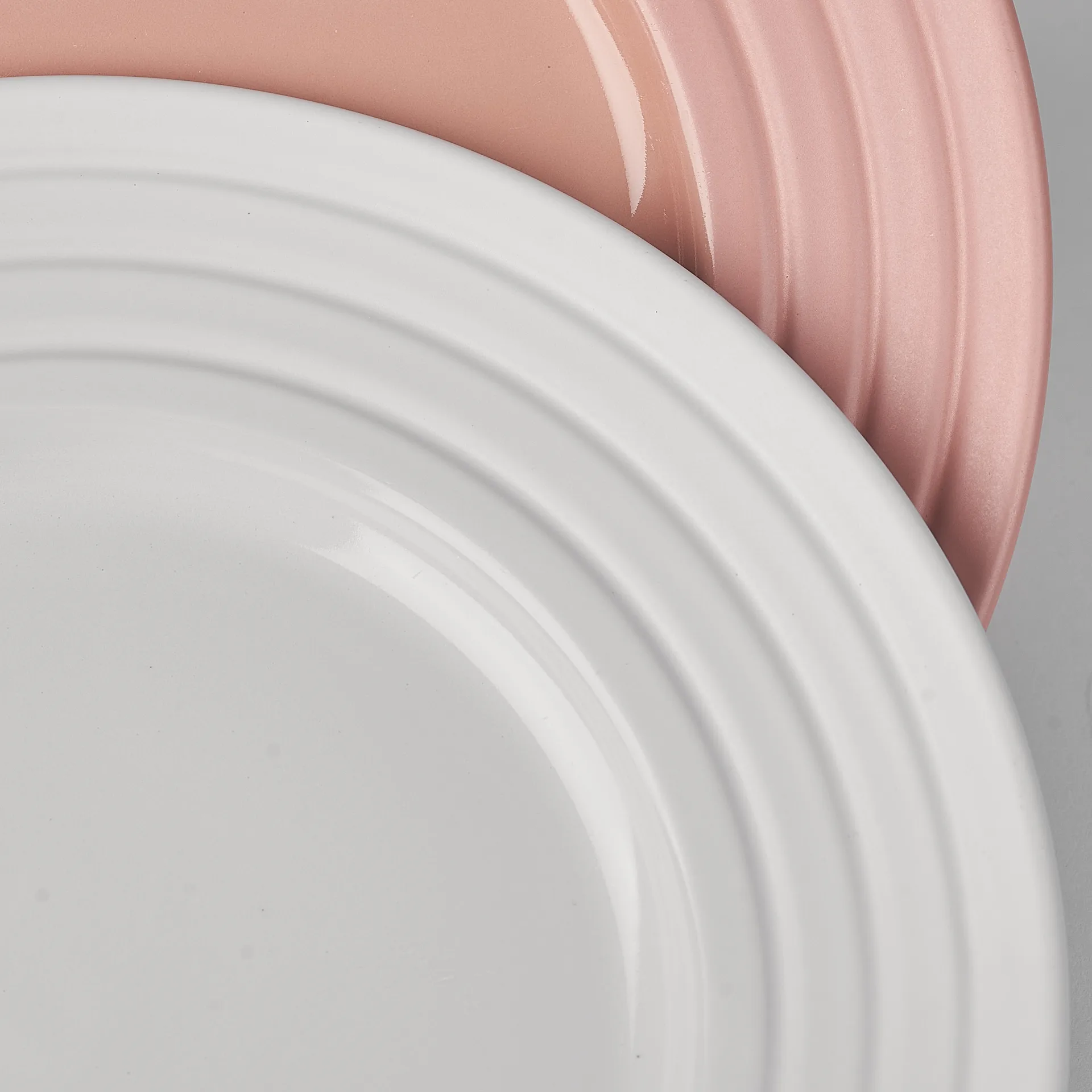 Lines Teller Ø27cm, Weiß NJRD