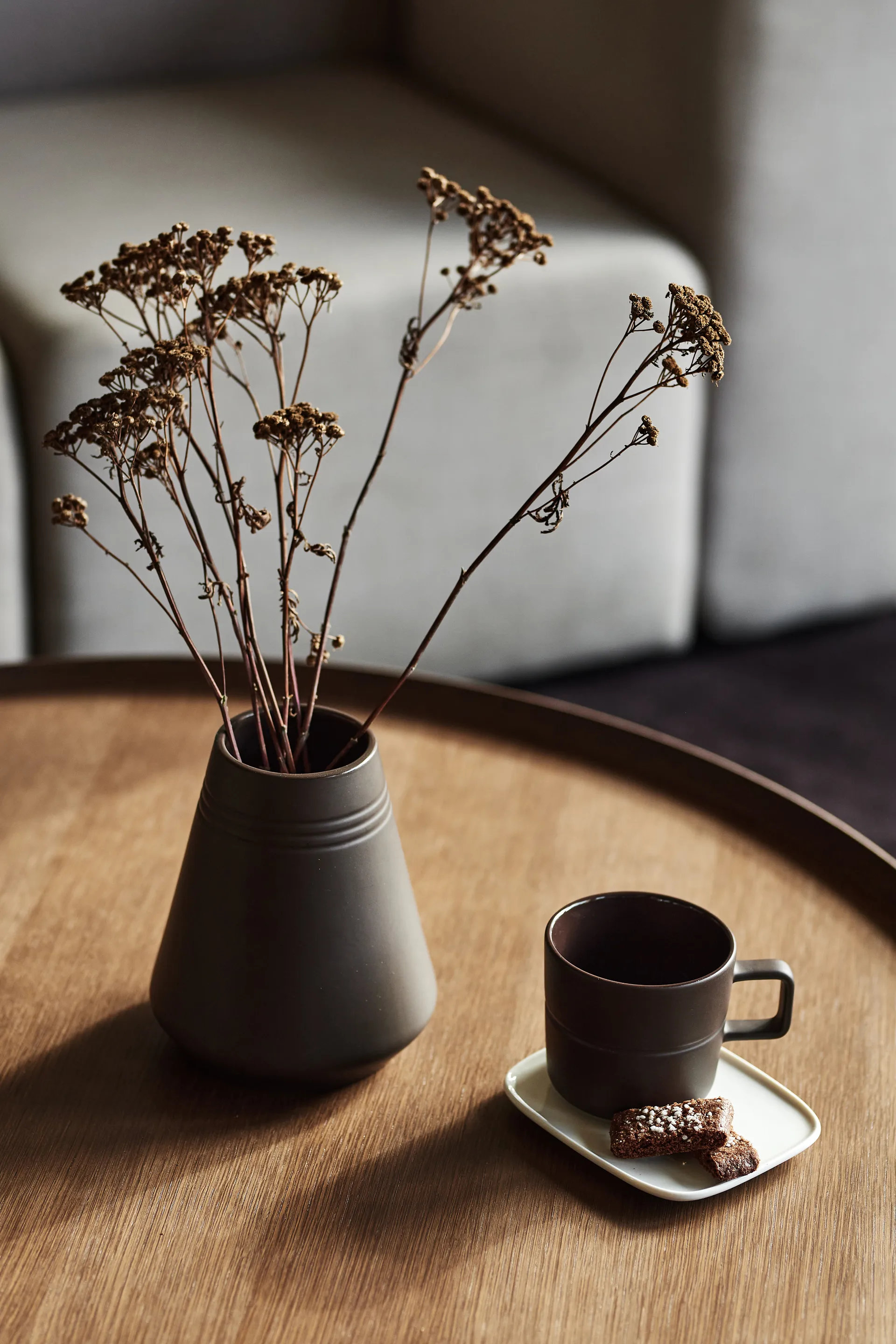 Lines Vase 18cm, Braun NJRD