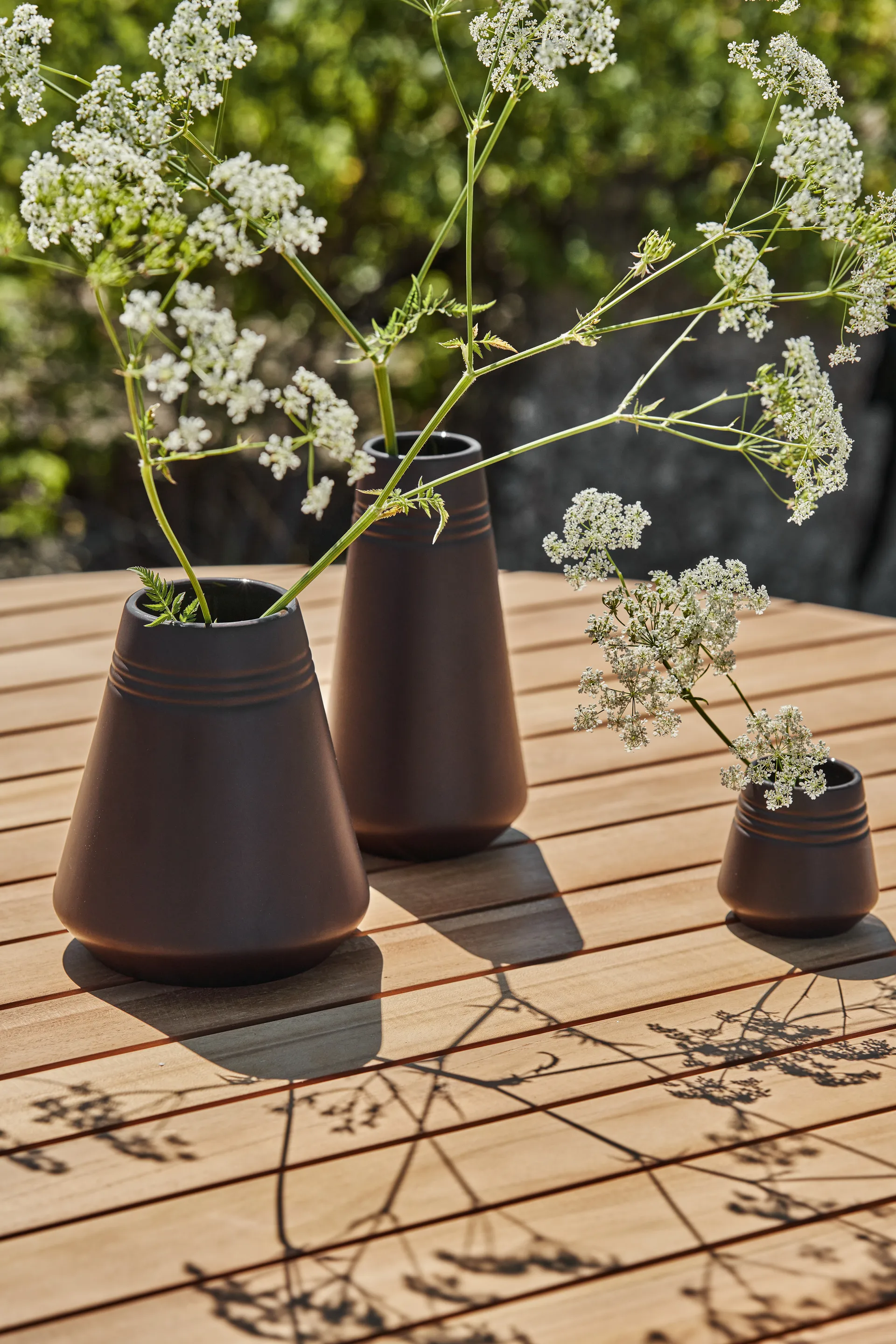 Lines Vase 22cm, Braun NJRD