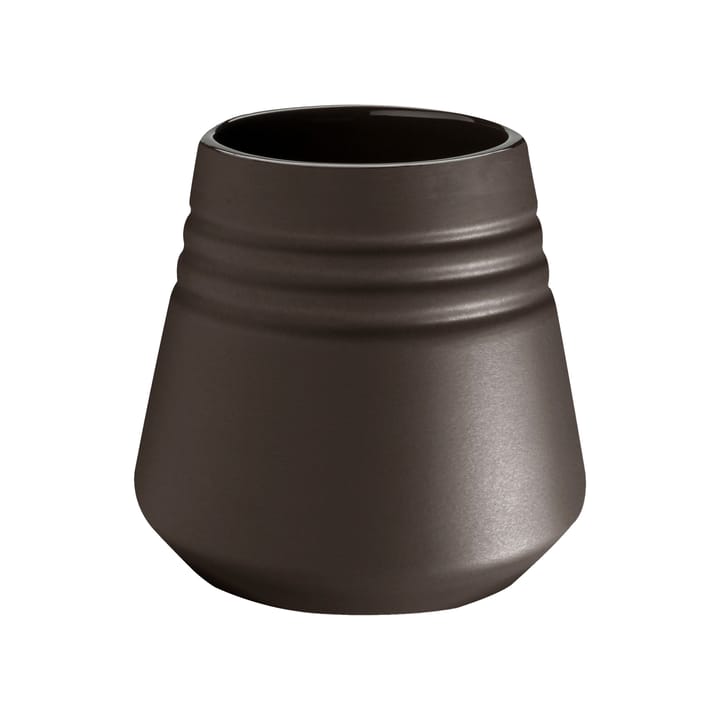 Lines Vase 8cm - braun - NJRD