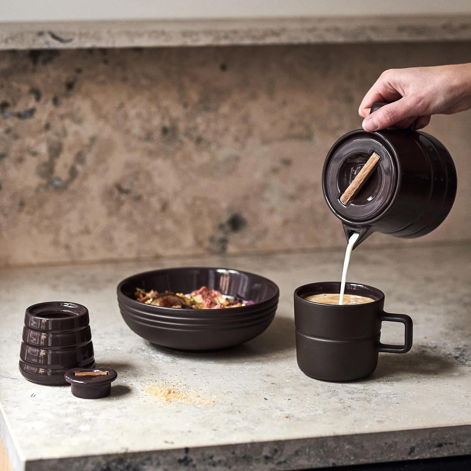 Lines Zuckerschale, Braun NJRD