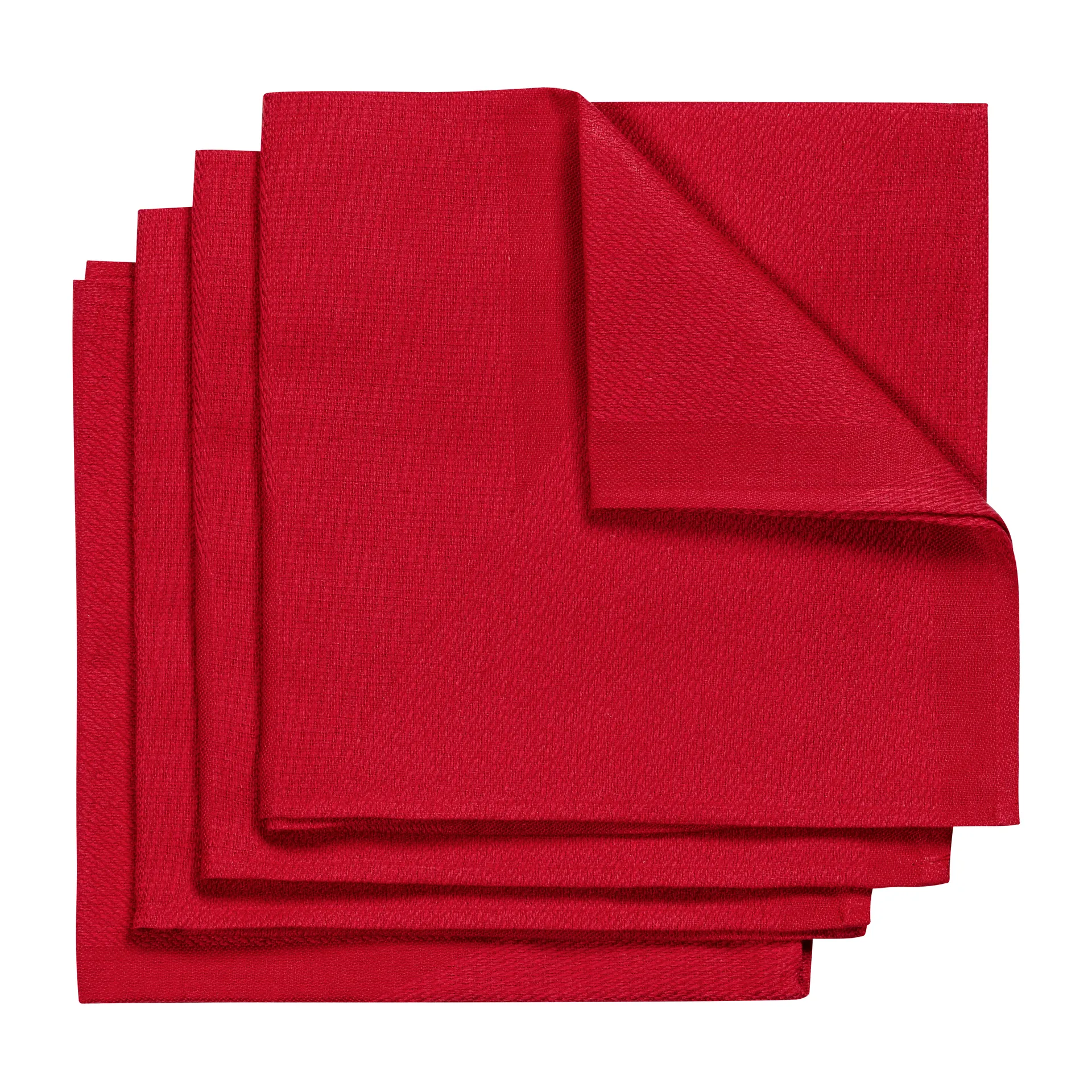 Metric serviette 47 x 47cm 4er Pack, Rot NJRD