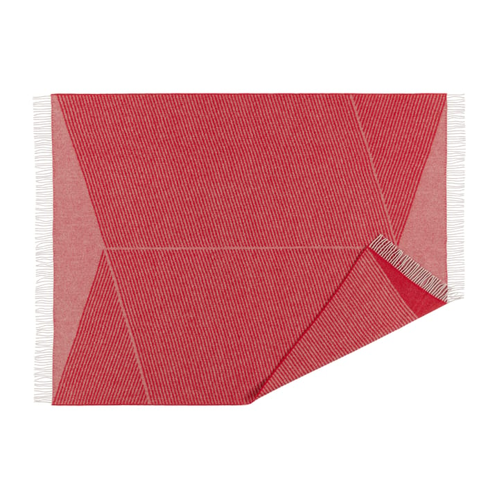 Rectangles Wolldecke seasonal edition 130 x 185cm - Rot - NJRD