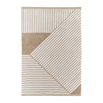 Stripes Badehandtuch 100 x 150 cm - Beige - NJRD