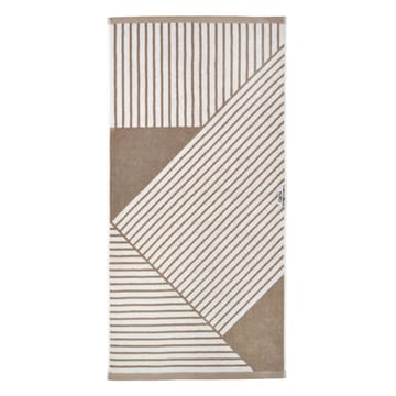 Stripes Badehandtuch 70x140 cm - Beige - NJRD