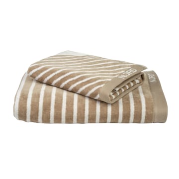 Stripes Badehandtuch 70x140 cm - Beige - NJRD