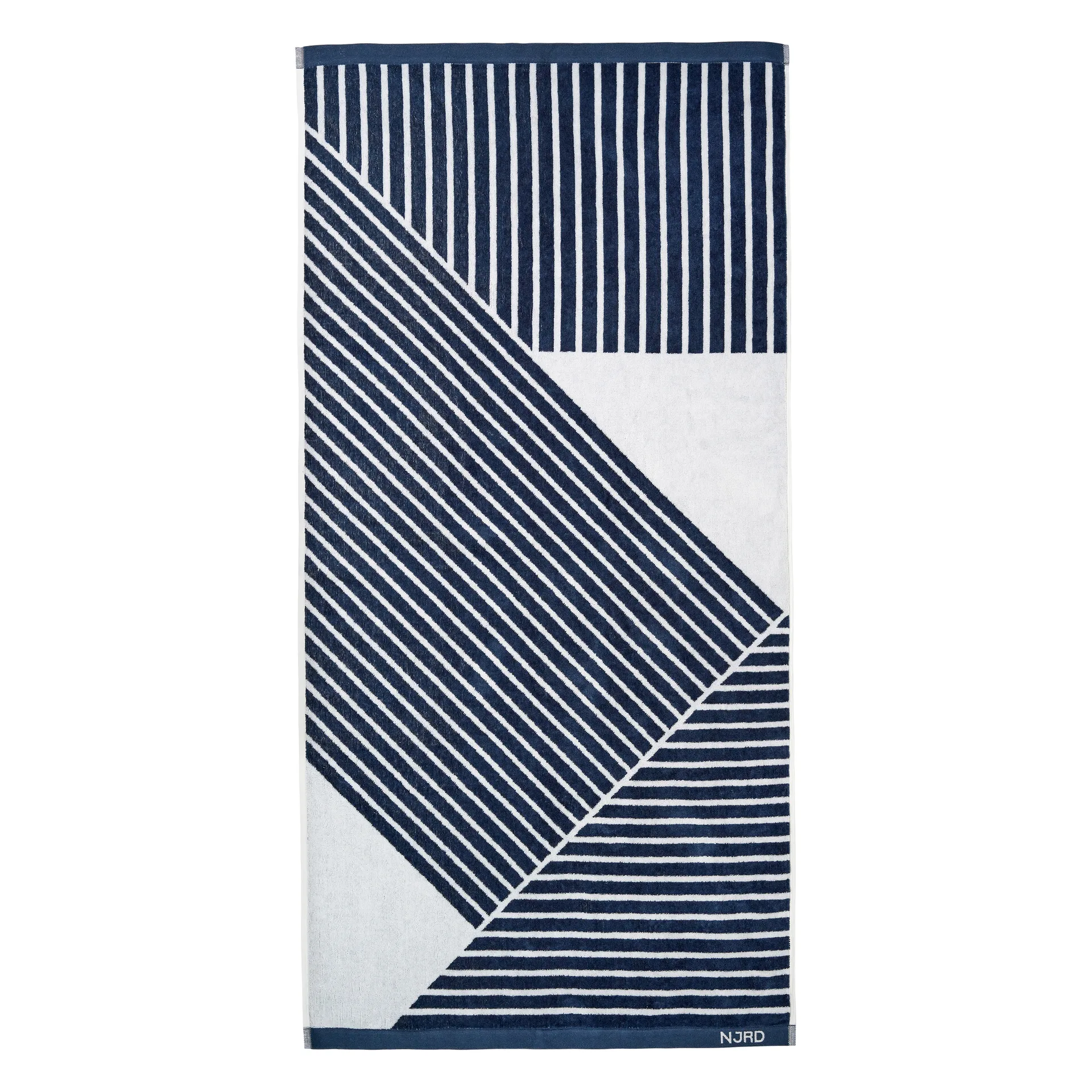 Stripes Badehandtuch 70x140 cm, Blau NJRD
