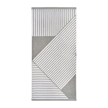 Stripes Badehandtuch 70x140 cm - grau - NJRD