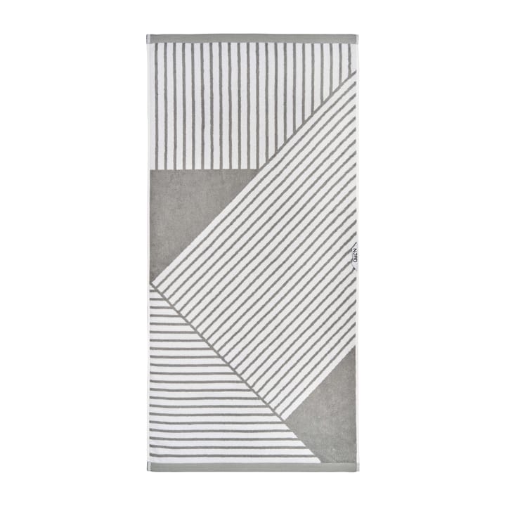 Stripes Badehandtuch 70x140 cm - Grau - NJRD