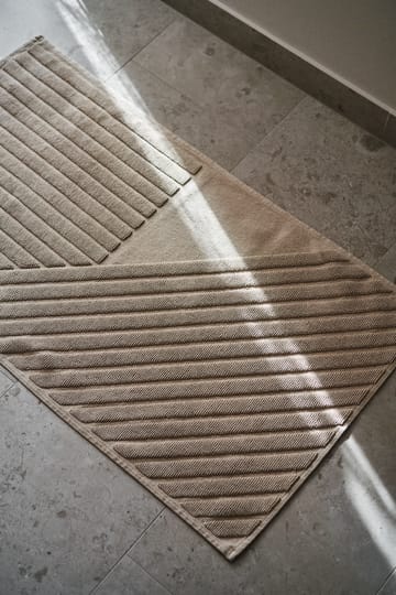 Stripes Badezimmerteppich 50 x 90cm - Beige - NJRD