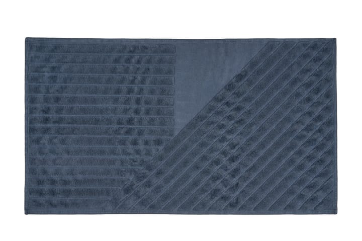 Stripes Badezimmerteppich 50 x 90cm - Blau - NJRD