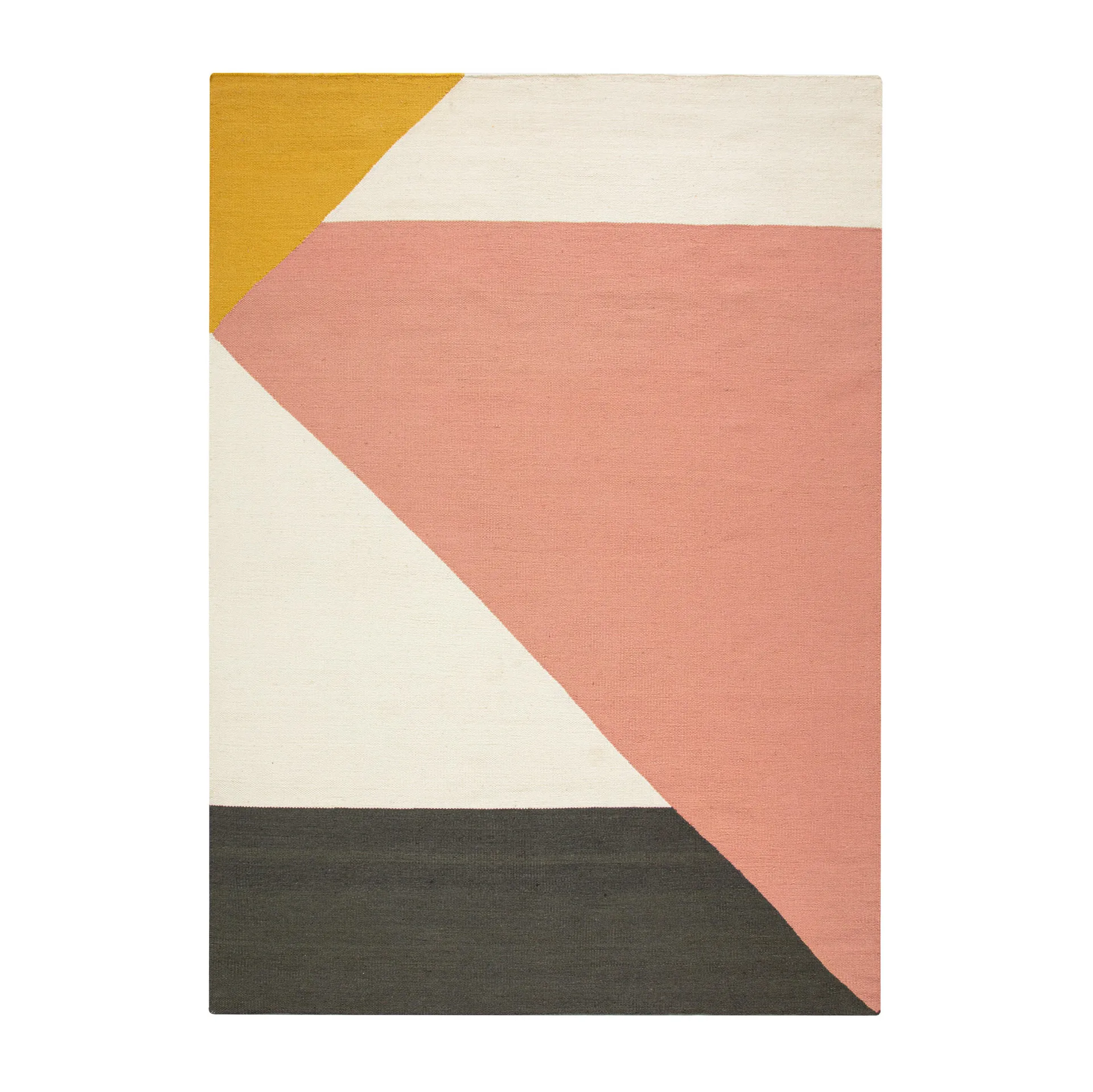 Stripes blocks Kelim Teppich rosa, 170 x 240cm NJRD
