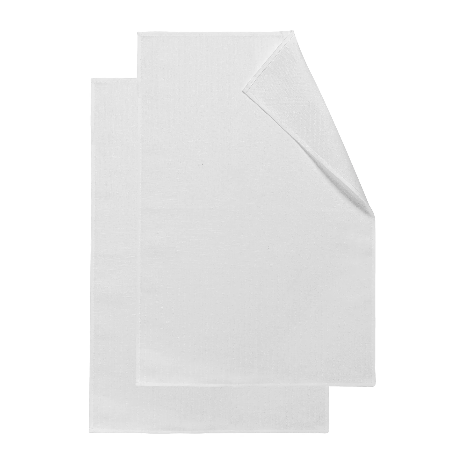 Stripes Geschirrtuch 47 x 70cm 2er Pack, Weiß NJRD