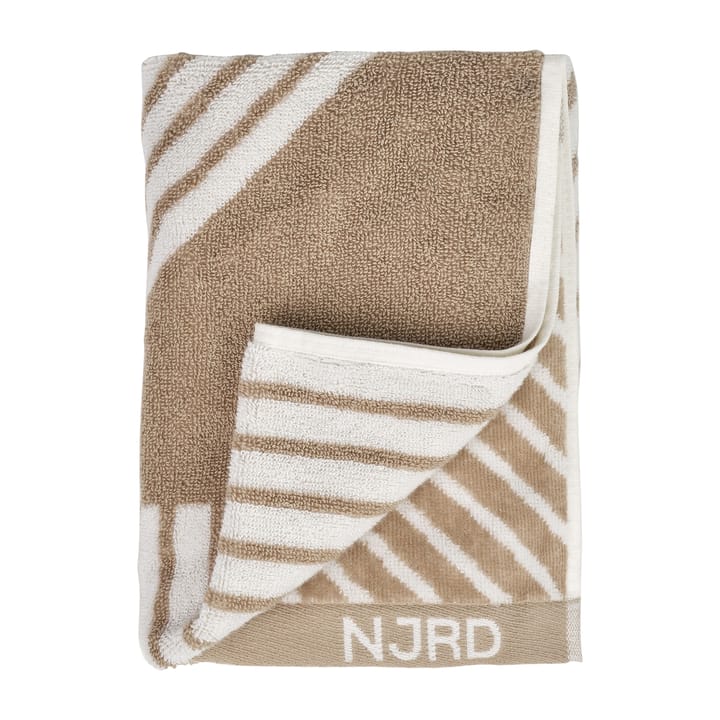 Stripes Handtuch 50x70 cm - Beige - NJRD