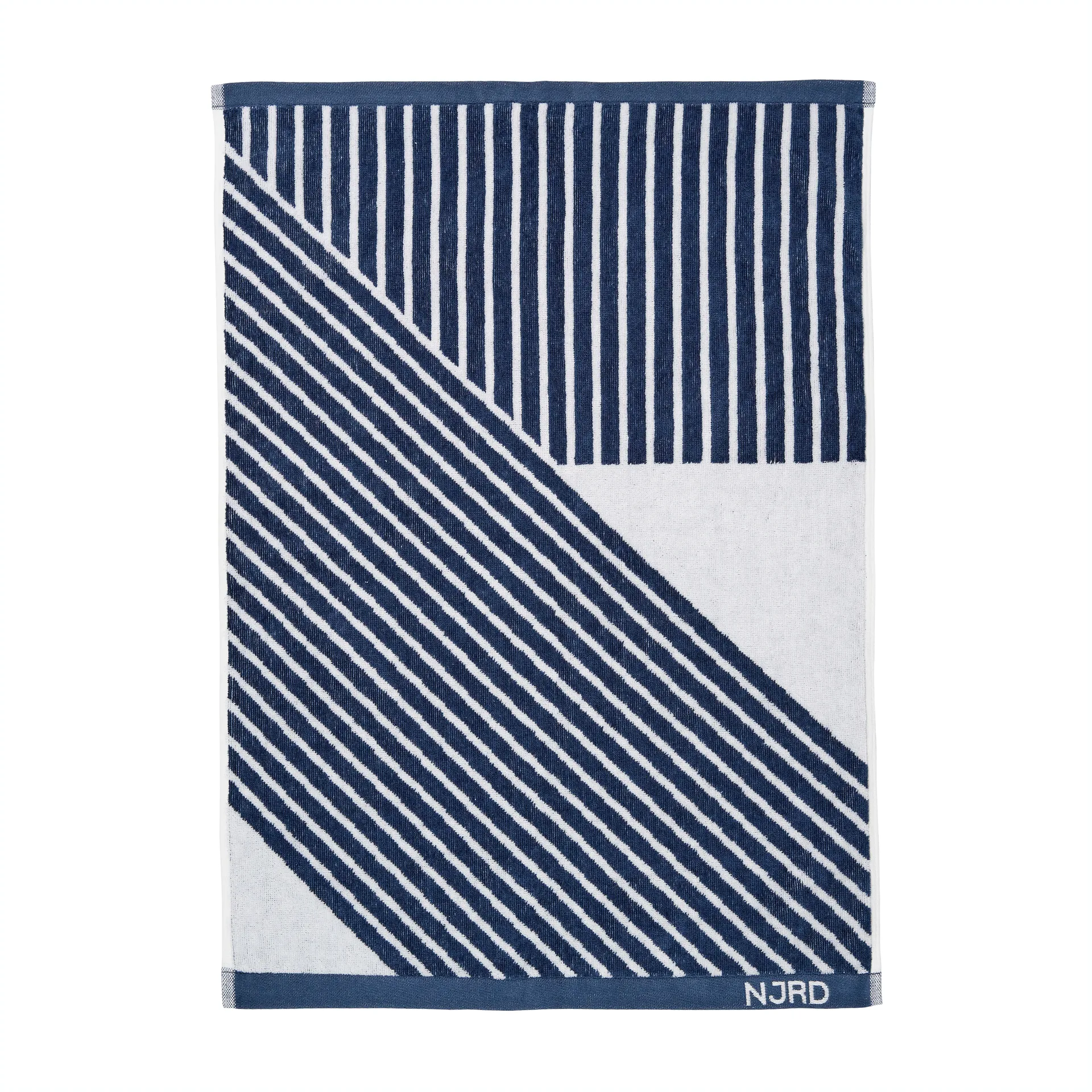 Stripes Handtuch 50x70 cm, Blau NJRD