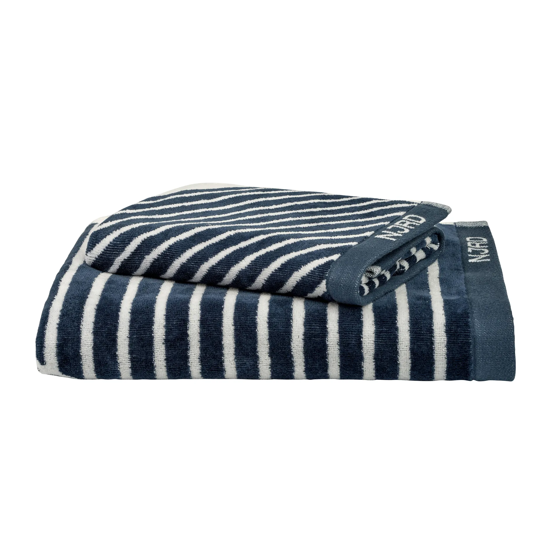 Stripes Handtuch 50x70 cm, Blau NJRD