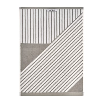 Stripes Handtuch 50x70 cm - grau - NJRD