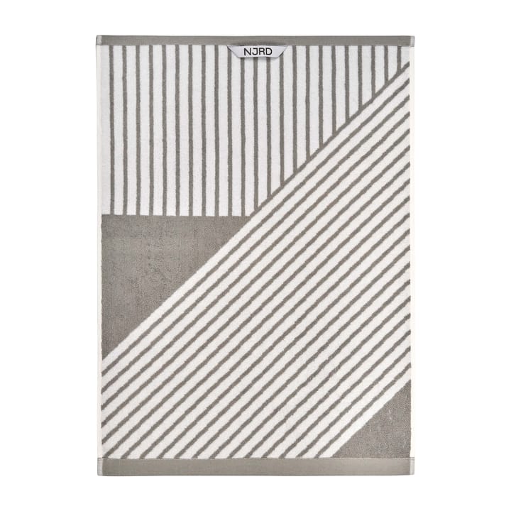 Stripes Handtuch 50x70 cm - Grau - NJRD