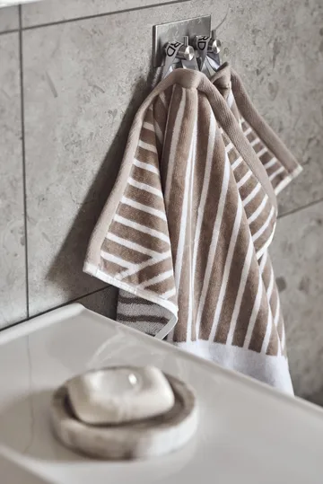 Stripes Handtuch-Set 4 Teile - Beige - NJRD
