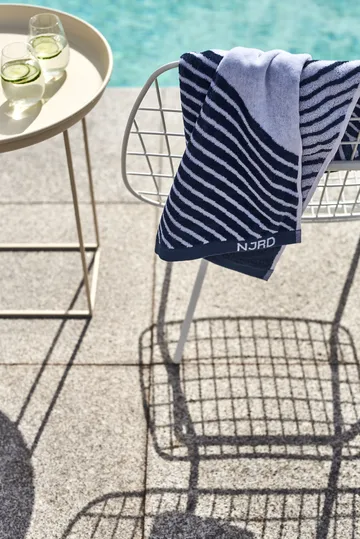 Stripes Handtuch-Set 4 Teile - Blau - NJRD