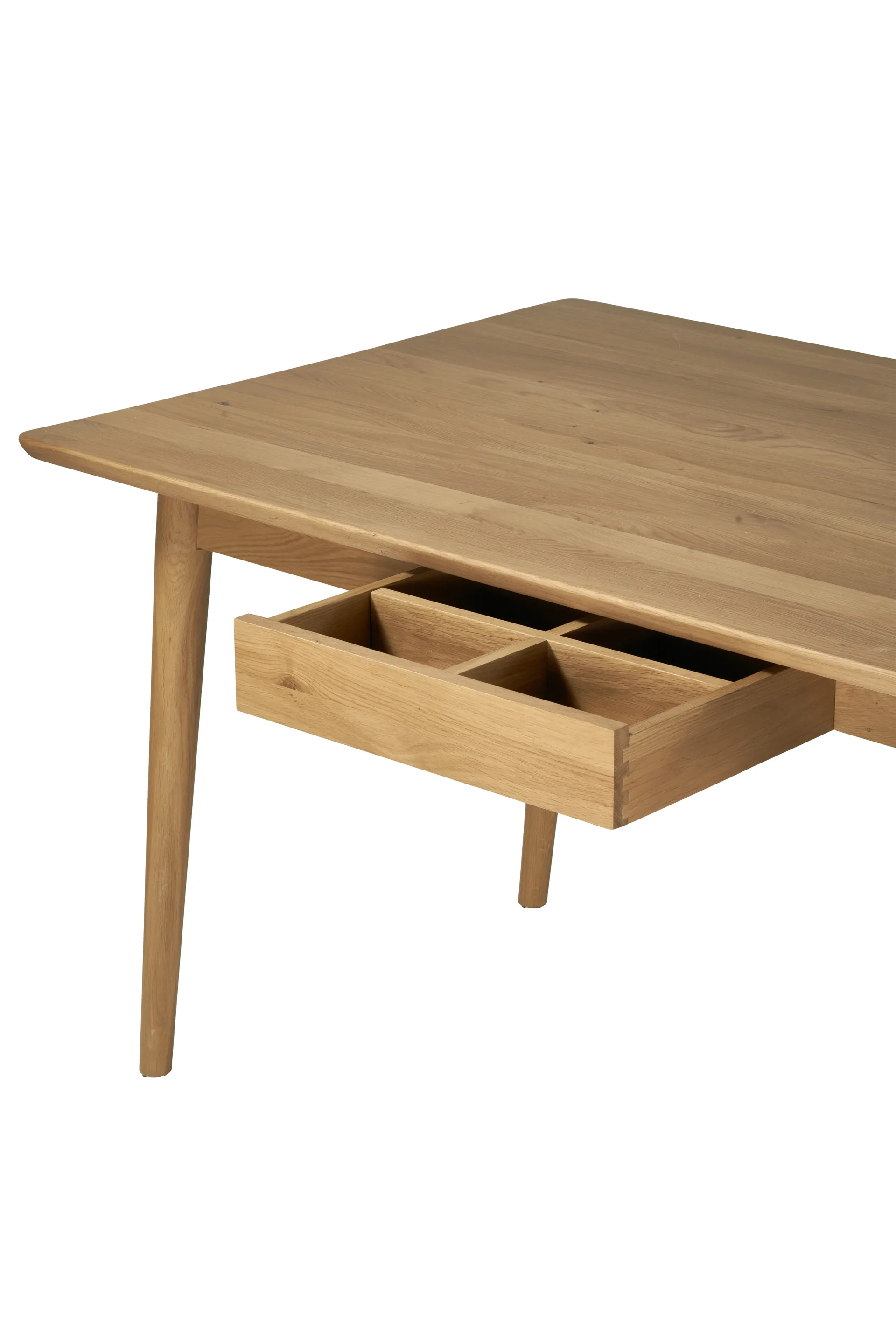 VIOR Esstisch 90x120 cm, Eiche lackiert NJRD