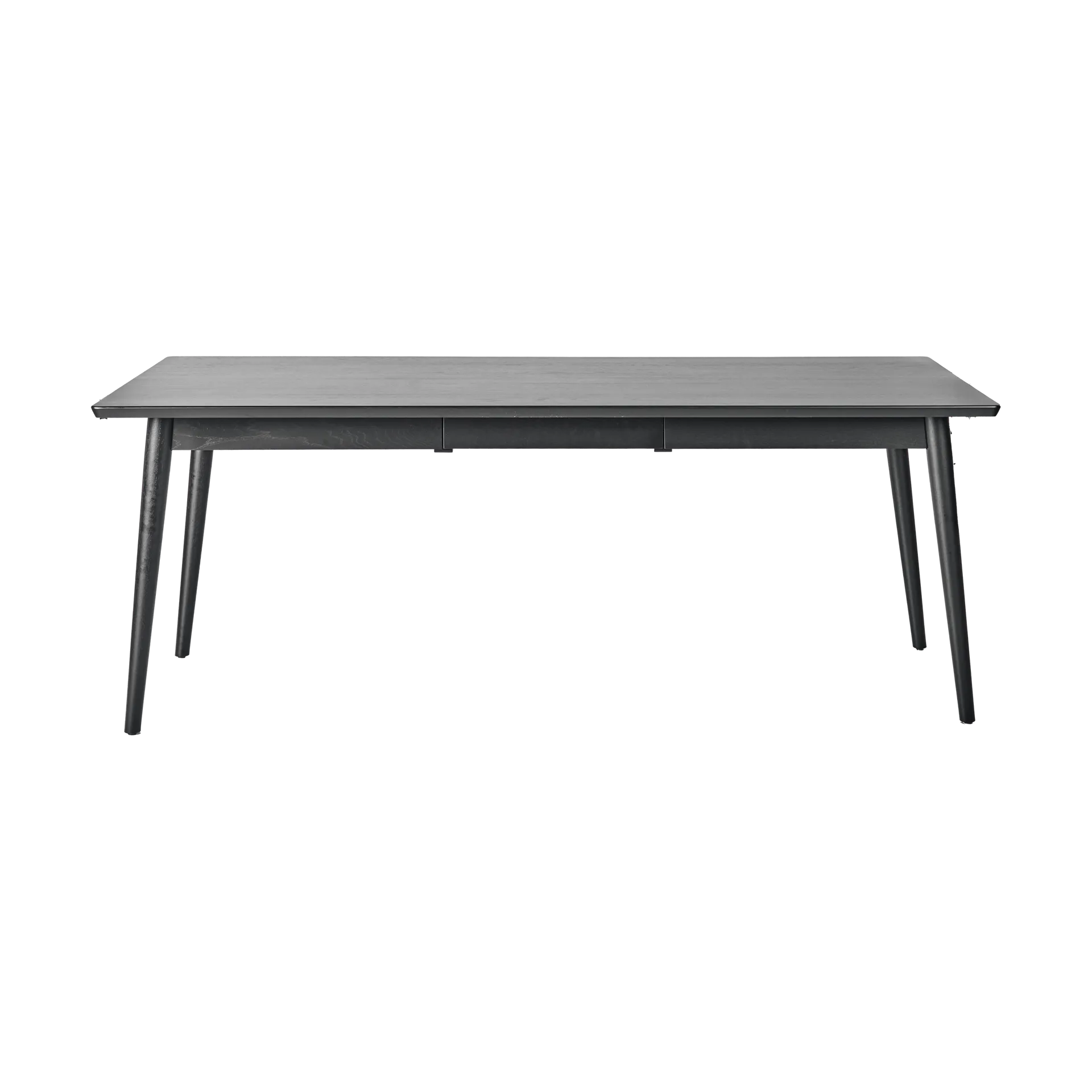 VIOR Esstisch 90x200 cm, Schwarz lackierte Eiche NJRD