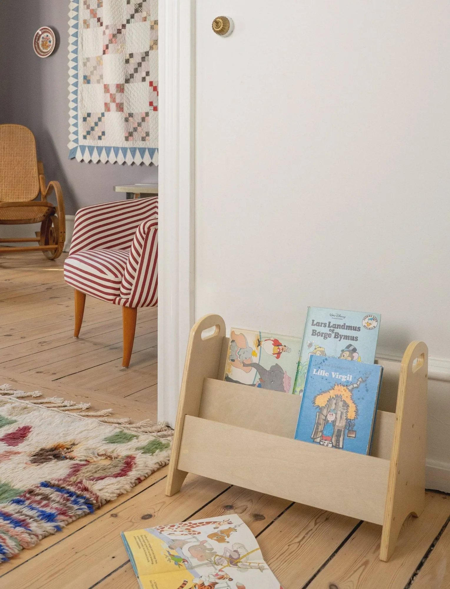 Book holder Bücherregal für Kinder, Birke Nofred