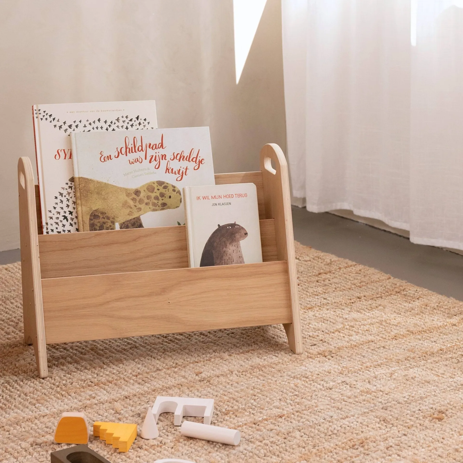 Book holder Bücherregal für Kinder, Eiche Nofred