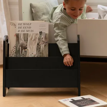 Book holder Bücherregal für Kinder - Schwarz - Nofred