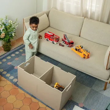 Cube Long Aufbewahrungsbox - Beige - Nofred