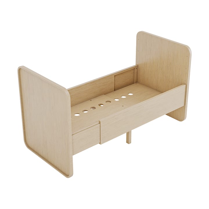 Form Baby- und Juniorbett 166x77,5x87 cm, Eiche Nofred