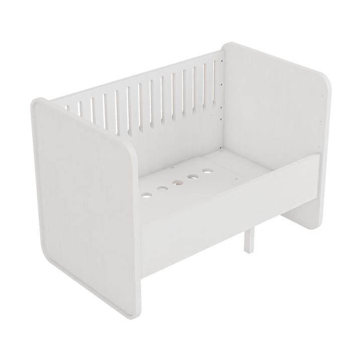 Form Baby- und Juniorbett 166x77,5x87 cm, Weiß Nofred