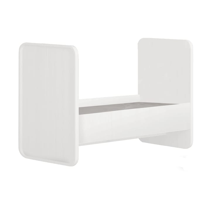 Form Baby- und Juniorbett 166x77,5x87 cm, Weiß Nofred