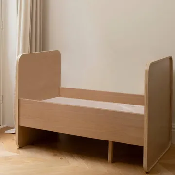 Form Matratze für Baby- und Juniorbett 2 Teile - Weiß - Nofred