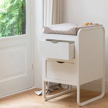 Form Wickeltisch 65,4x56x95 cm - Weiß - Nofred