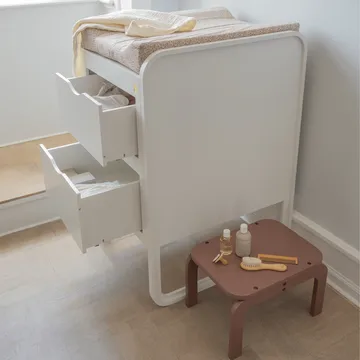 Form Wickeltisch 65,4x56x95 cm - Weiß - Nofred