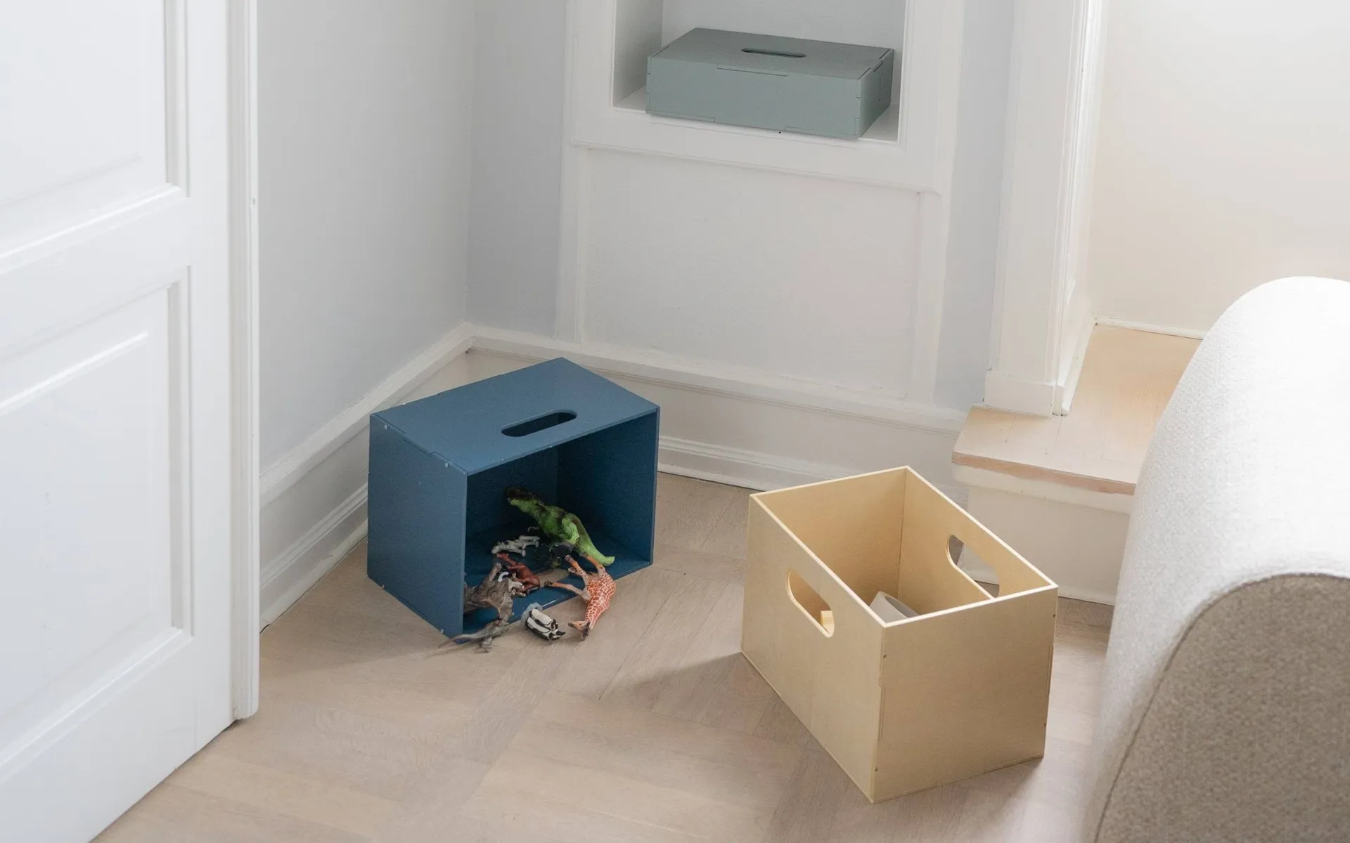 Kiddo Box Aufbewahrungsbox, Blau Nofred
