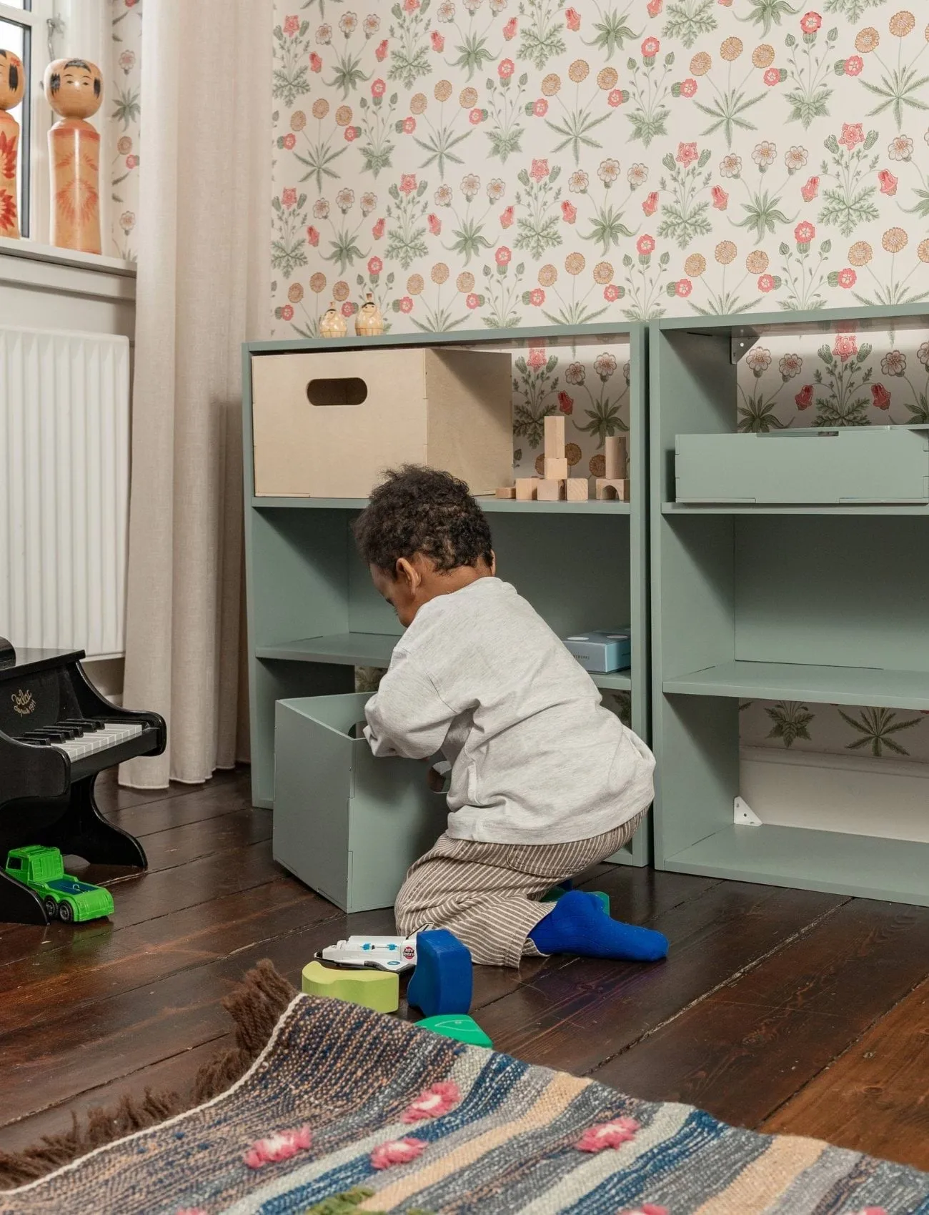 Kiddo Shelving Kinderregal, Olivgrün Nofred