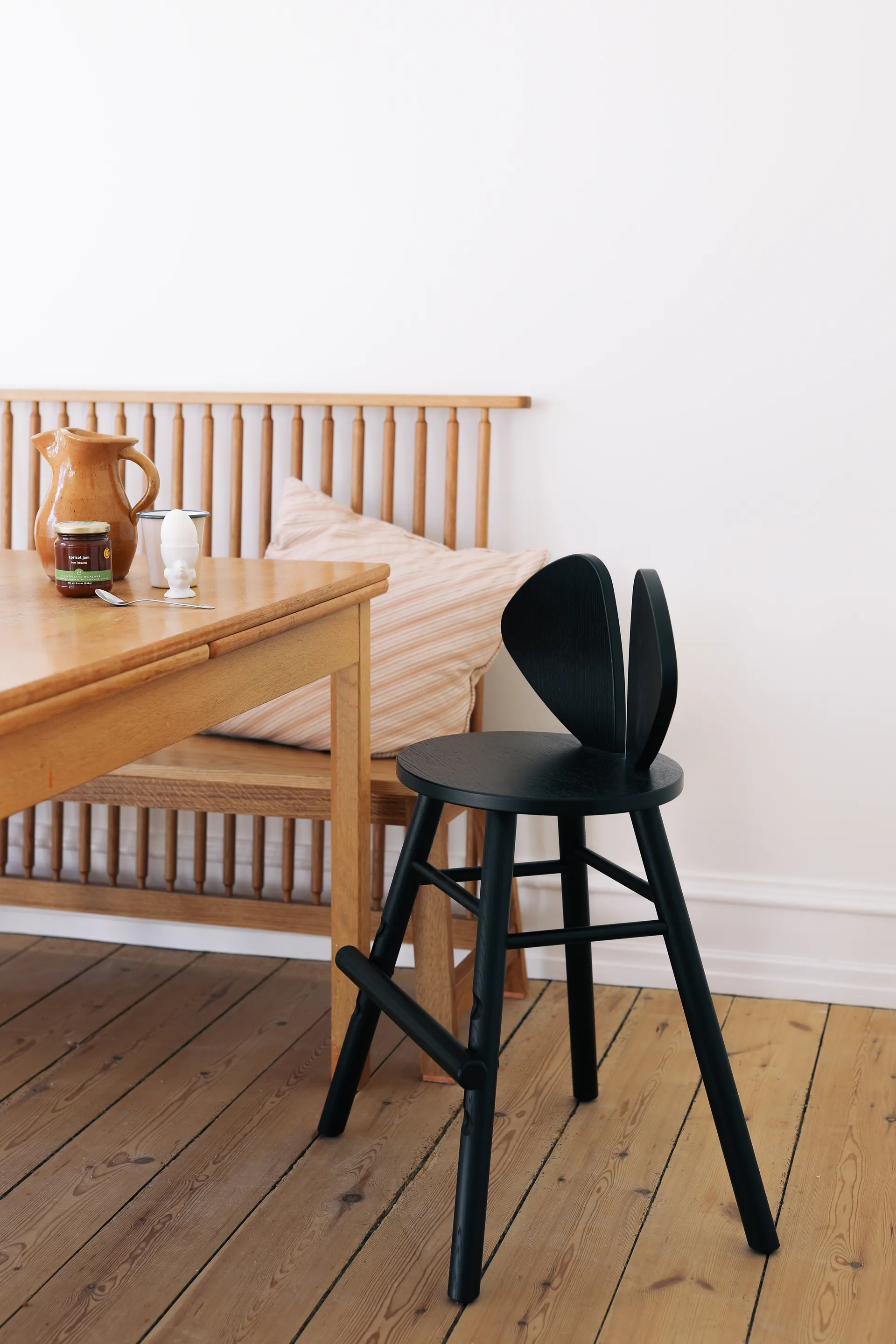 Mouse Chair Junior Stuhl, Schwarz Nofred