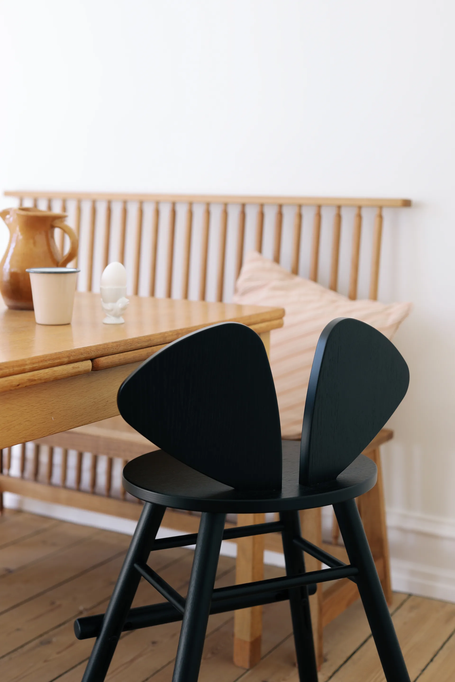 Mouse Chair Junior Stuhl, Schwarz Nofred