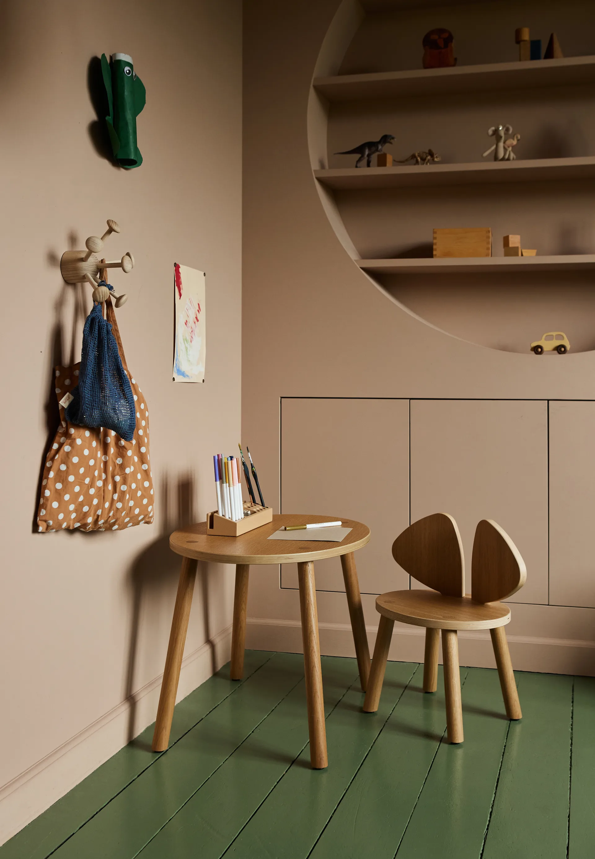 Mouse Chair Kinderstuhl, Eiche Nofred