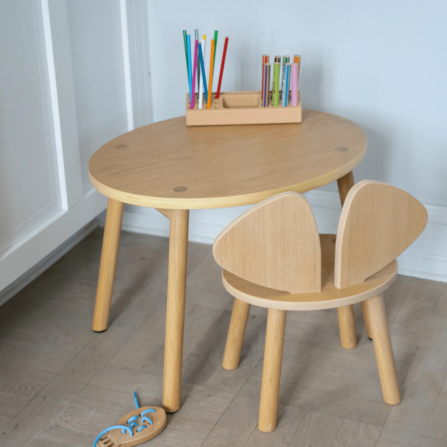 Mouse Chair Kinderstuhl, Eiche Nofred