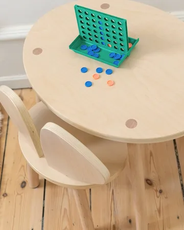 Mouse set Kinderstuhl + Beistelltisch - Birke - Nofred