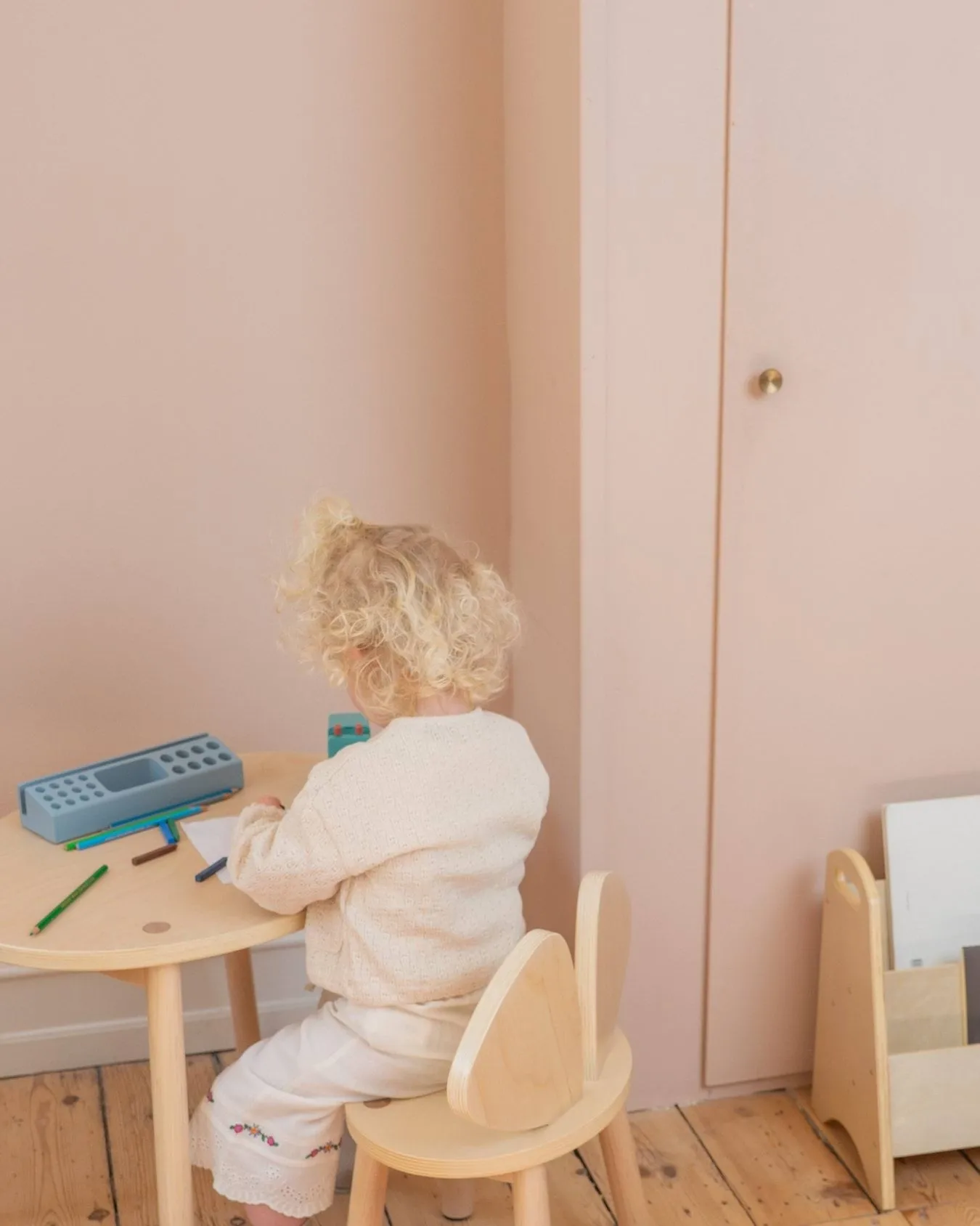Mouse set Kinderstuhl + Beistelltisch, Birke Nofred