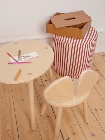Mouse set Kinderstuhl + Beistelltisch - Birke - Nofred