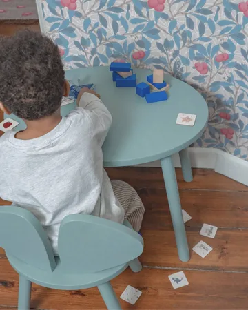 Mouse set Kinderstuhl + Beistelltisch - Olivgrün - Nofred