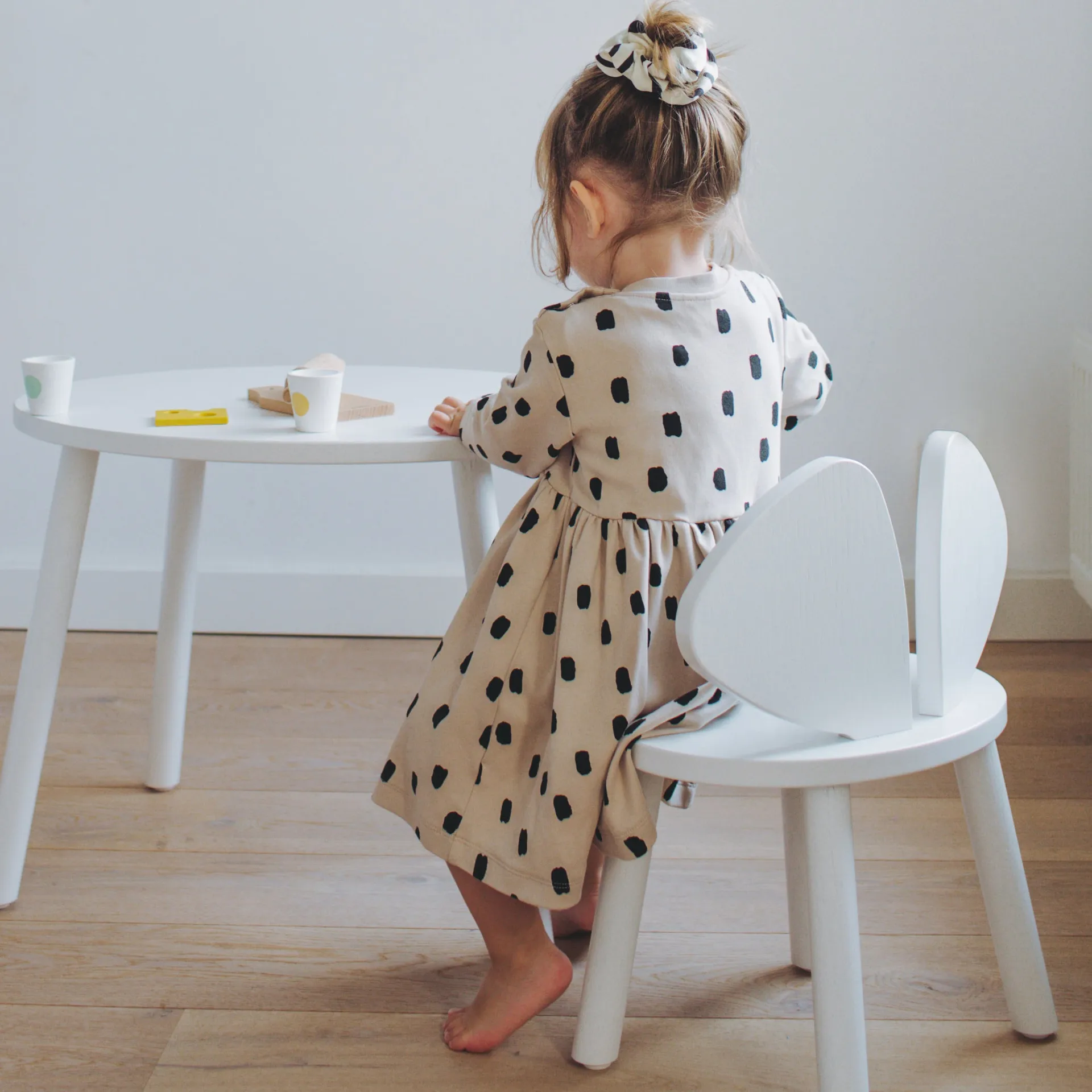 Mouse Table Kindertisch, Weiß Nofred