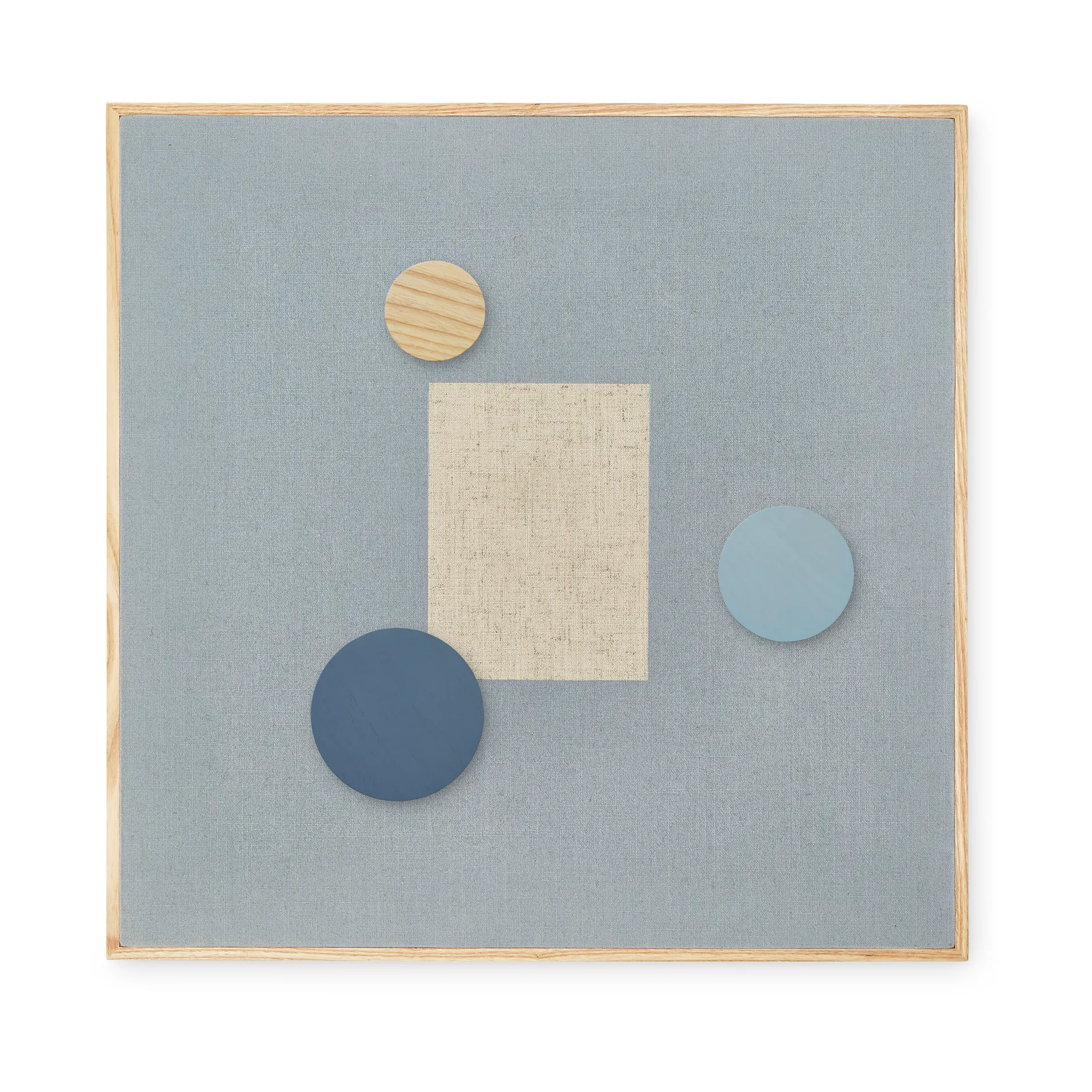 Noticeboard Pinnwand+ 3 Magnete, Blau Nofred